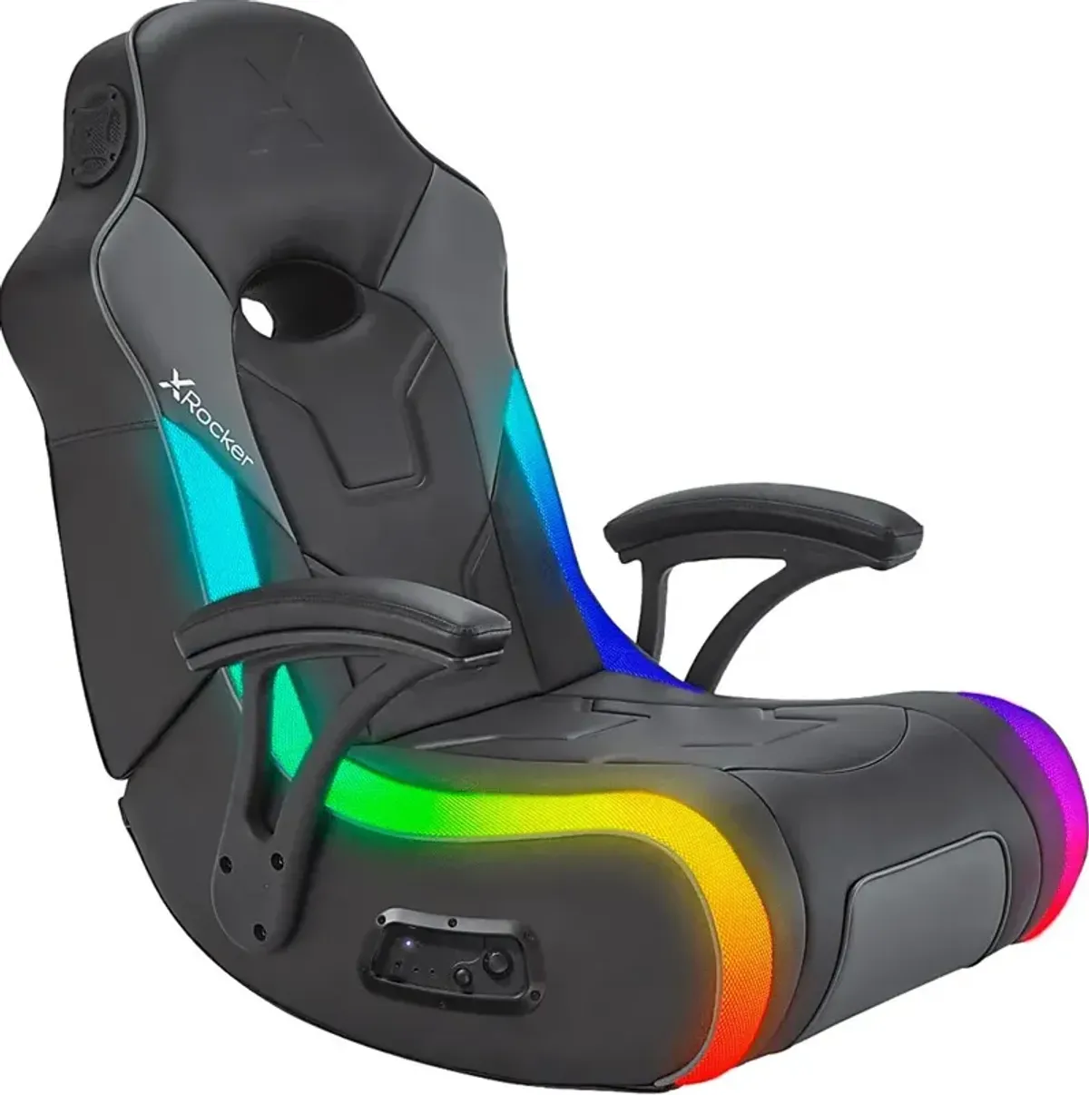 Kids Parwig Black RGB Gaming Rocker