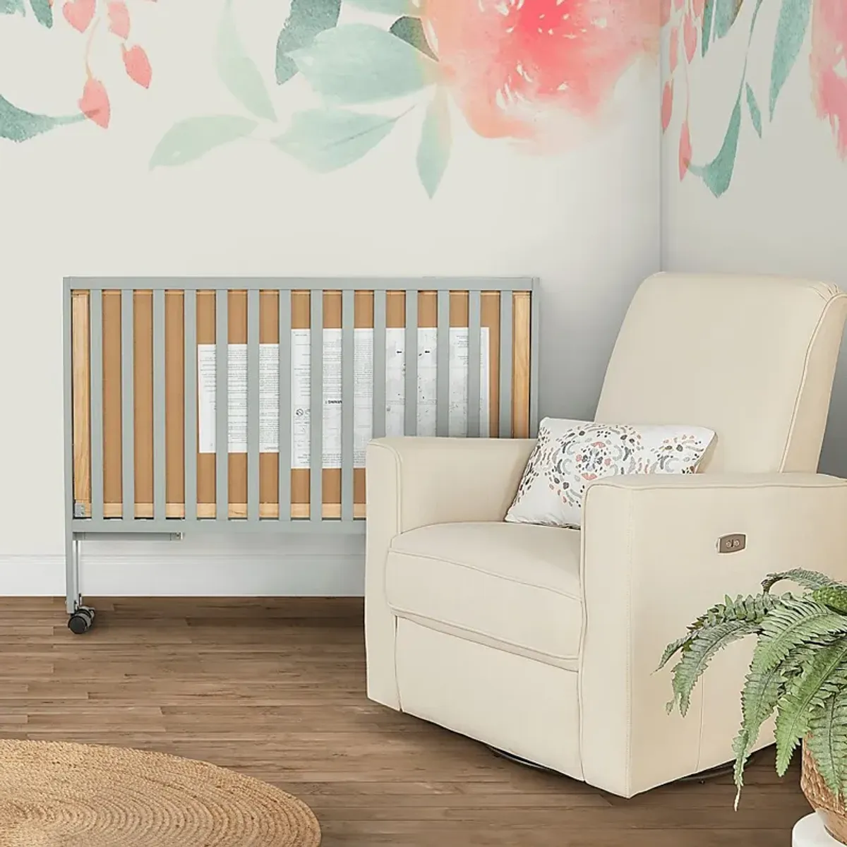 Kids Elaro Gray Crib