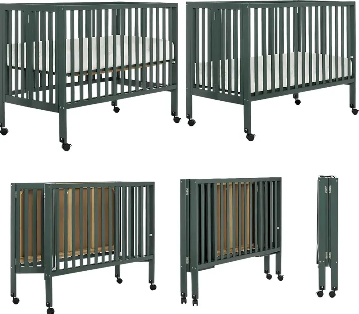 Kids Elaro Olive Crib