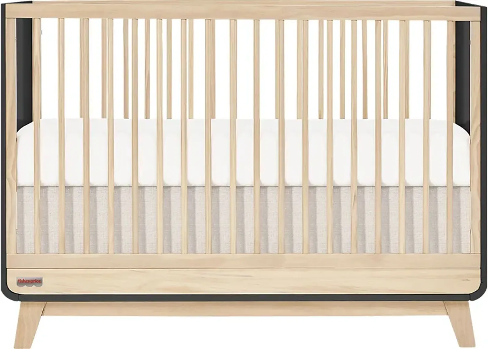 Kids Velqui Black Convertible Crib