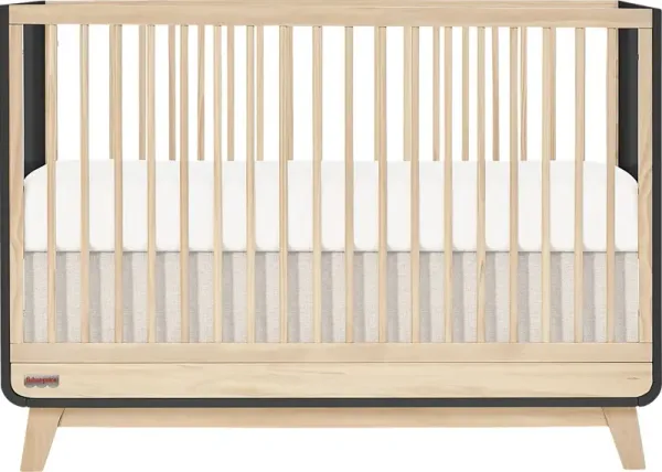 Kids Velqui Black Convertible Crib