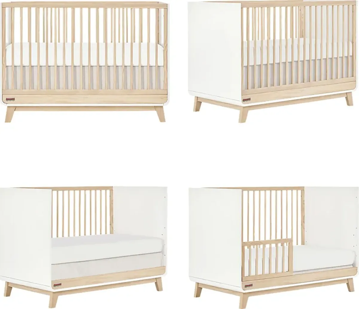 Kids Velqui White Convertible Crib