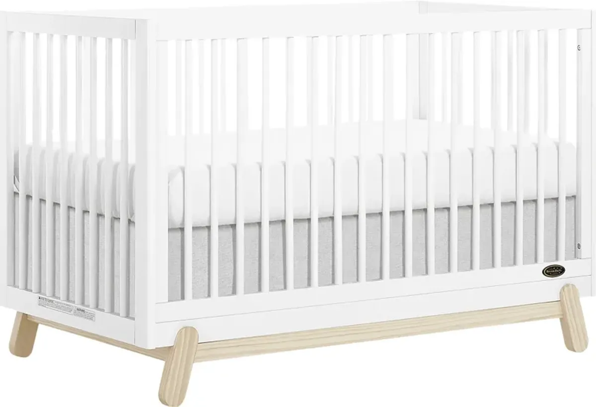 Kids Salvra White Convertible Crib