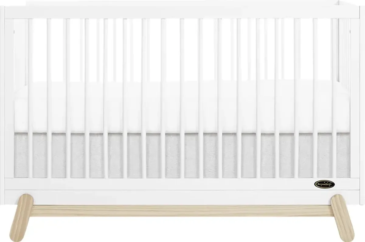 Kids Salvra White Convertible Crib