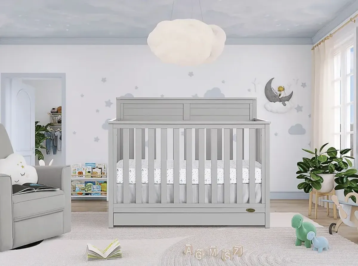 Kids Aroro Gray Convertible Crib