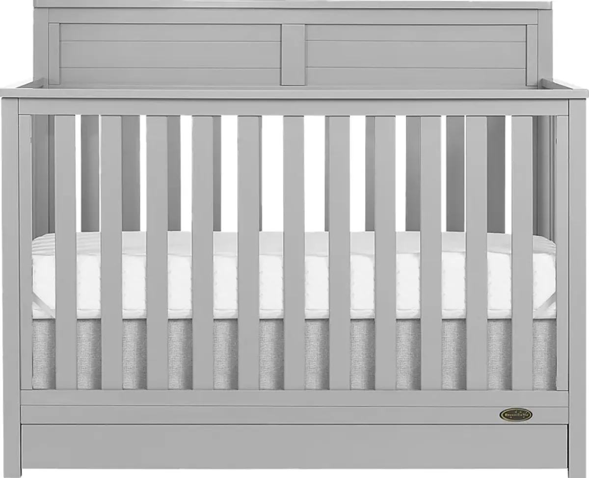 Kids Aroro Gray Convertible Crib