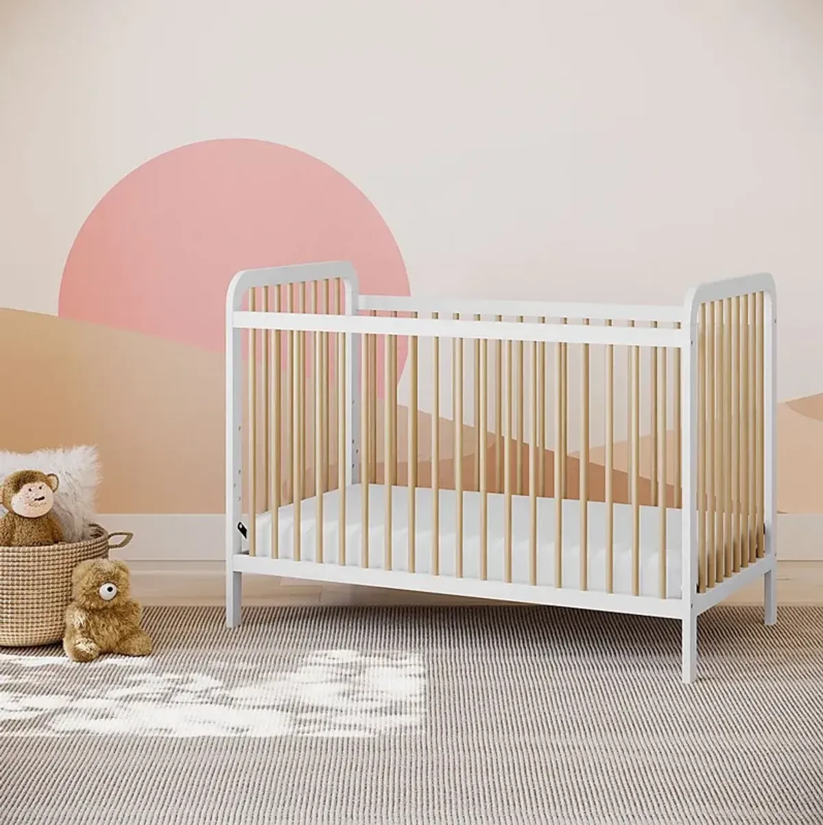 Bernelle White Convertible Crib