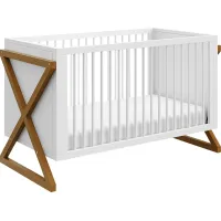 Rastus White Convertible Crib