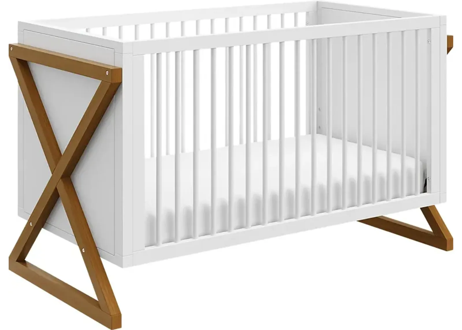 Rastus White Convertible Crib