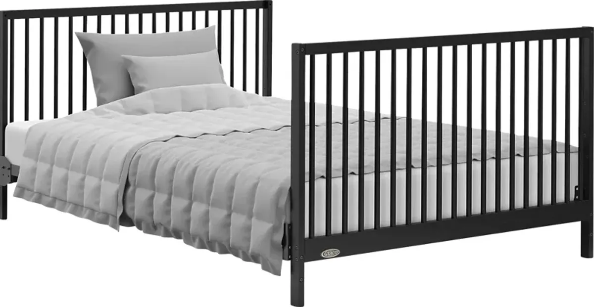 Alexei Black Convertible Crib