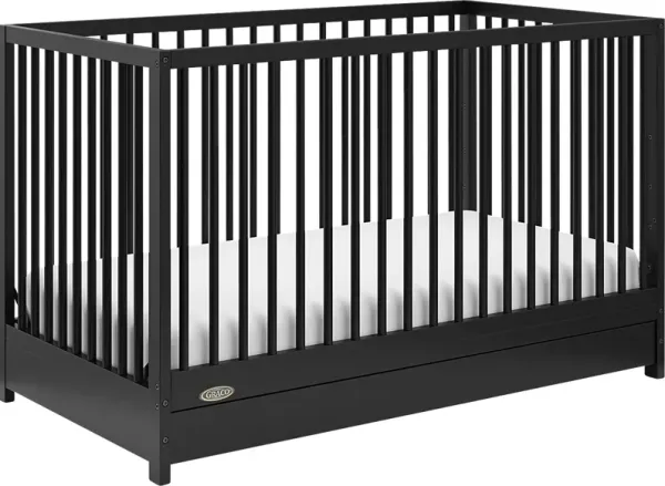 Alexei Black Convertible Crib