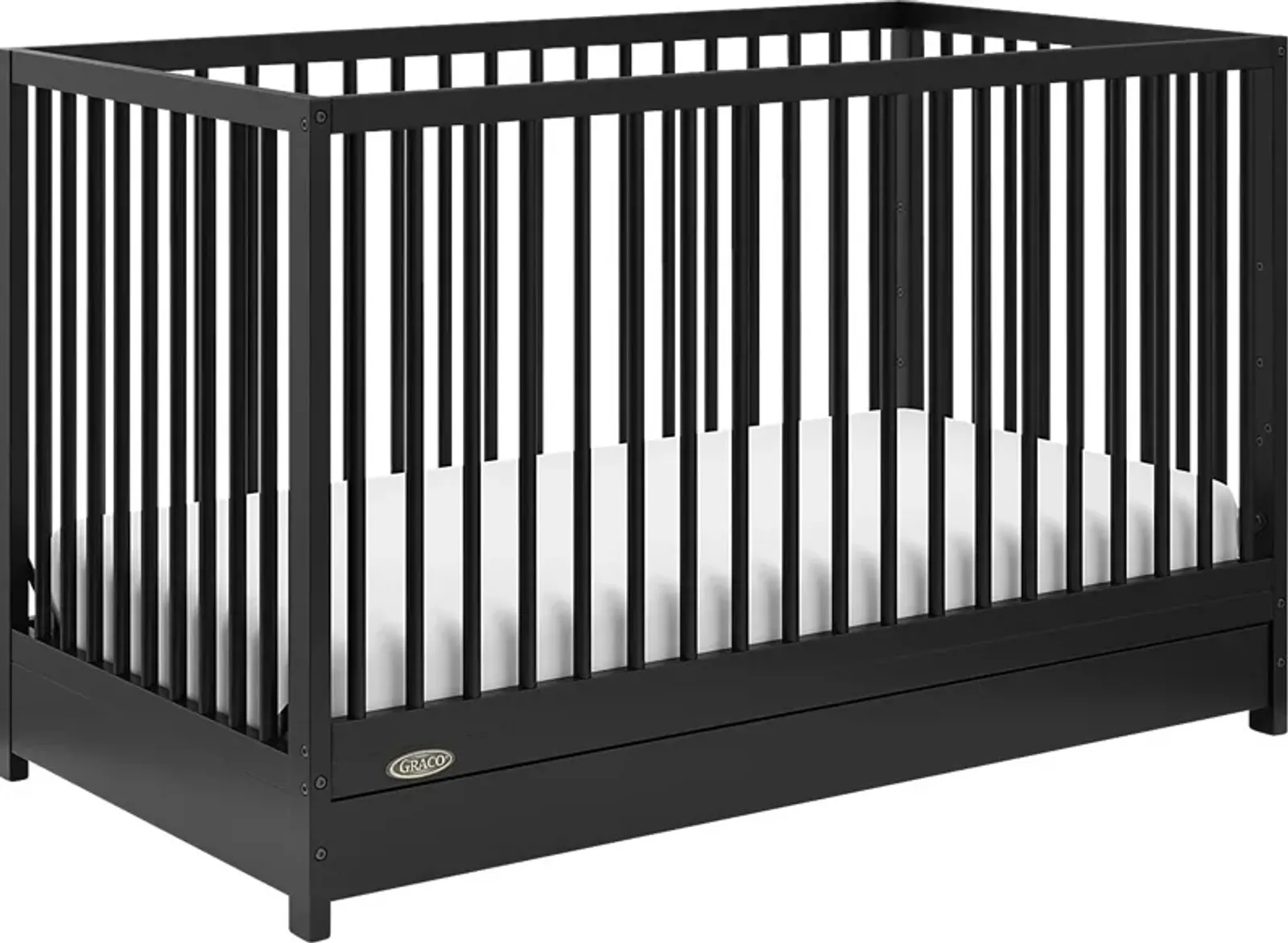 Alexei Black Convertible Crib