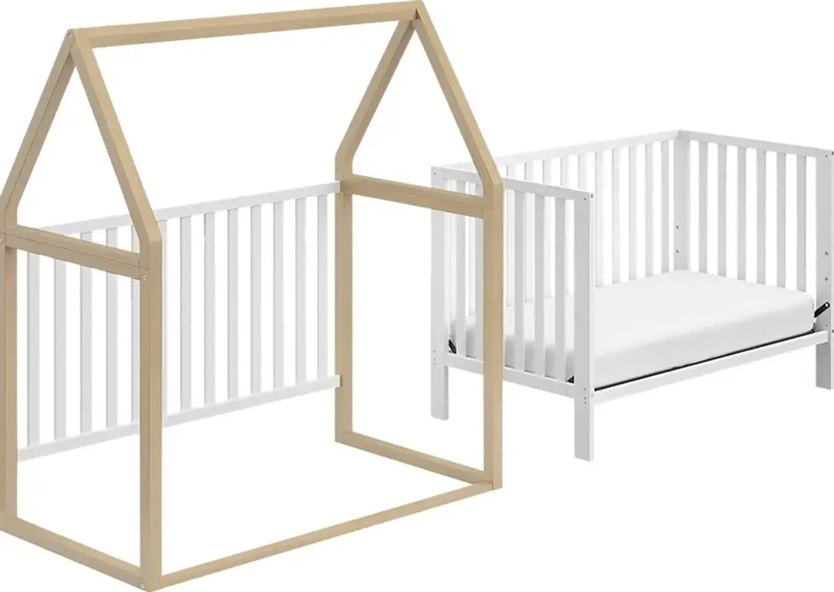 Alcie White Convertible Crib