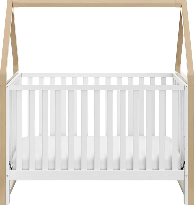 Alcie White Convertible Crib