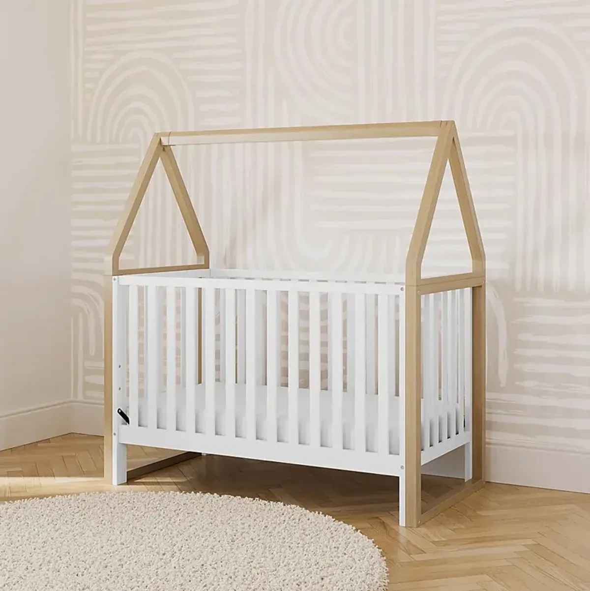 Alcie White Convertible Crib