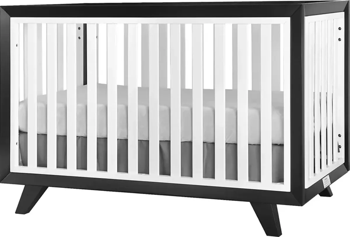 Kloe Black Convertible Crib