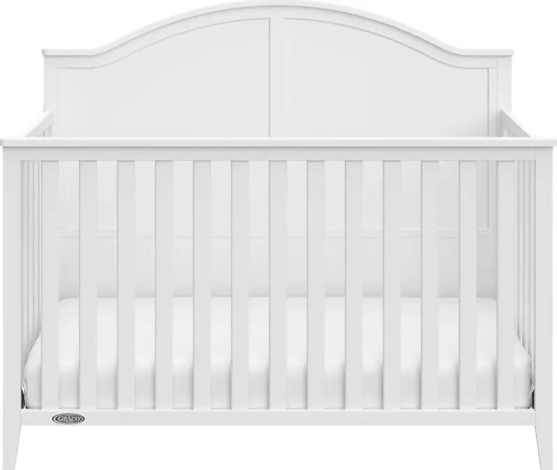 Alcindor White Convertible Crib