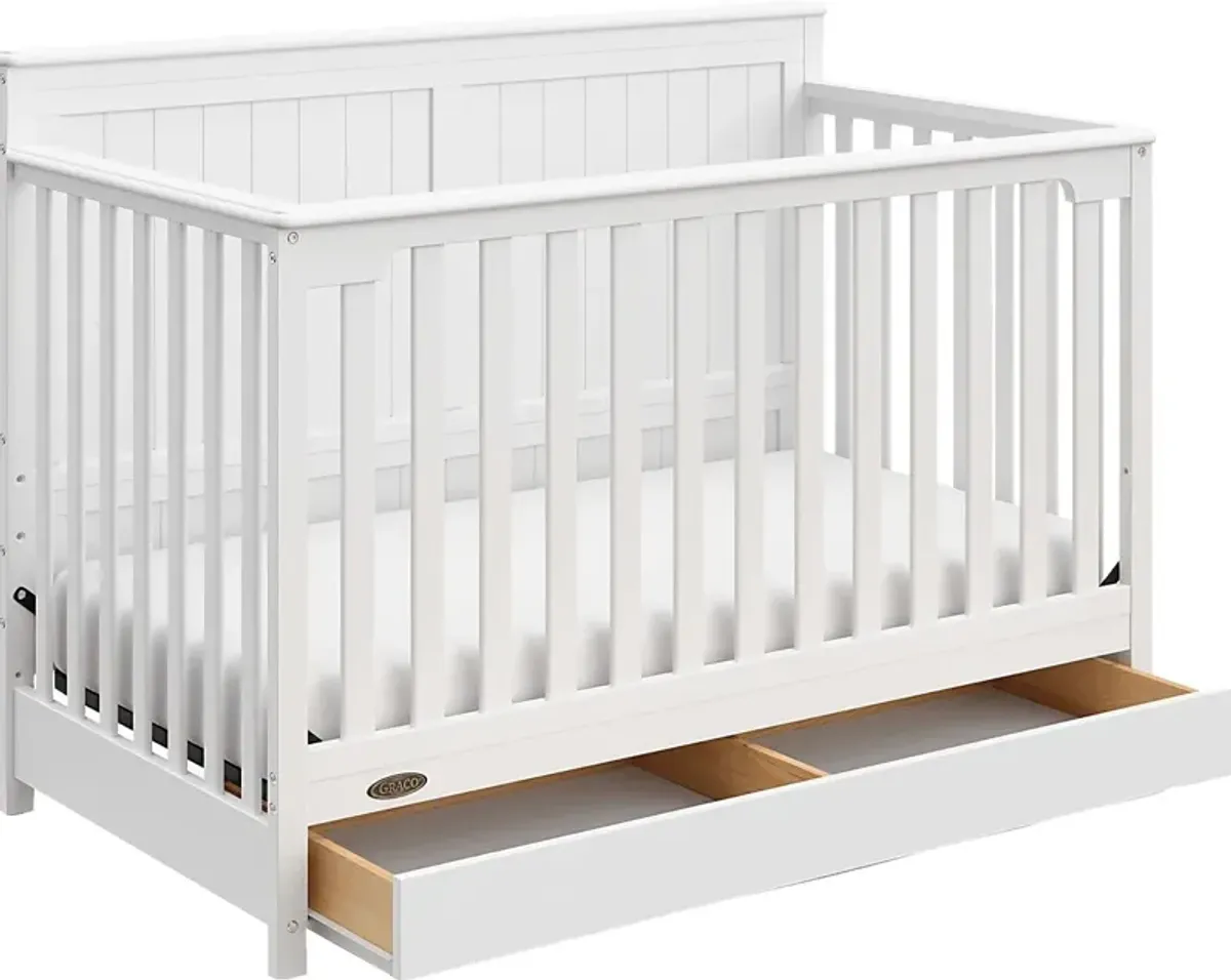 Maralah I White Convertible Crib