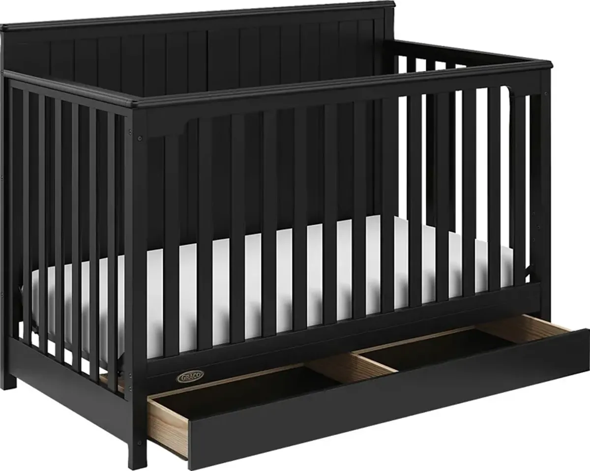 Maralah I Black Convertible Crib