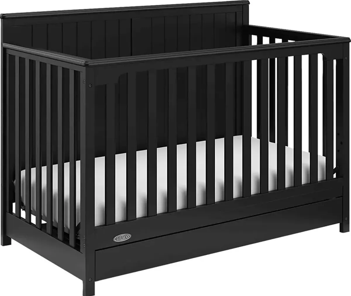 Maralah I Black Convertible Crib