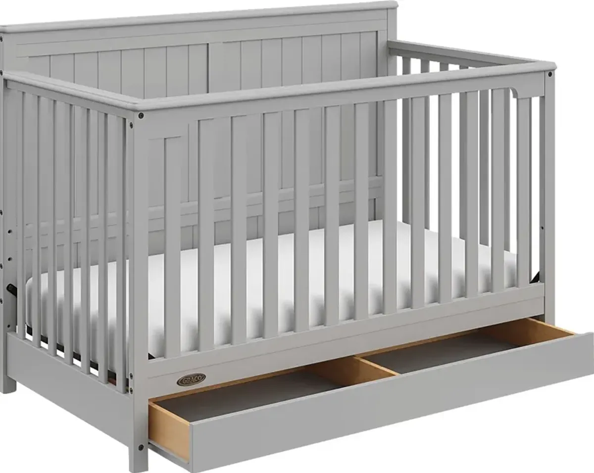 Maralah I Gray Convertible Crib