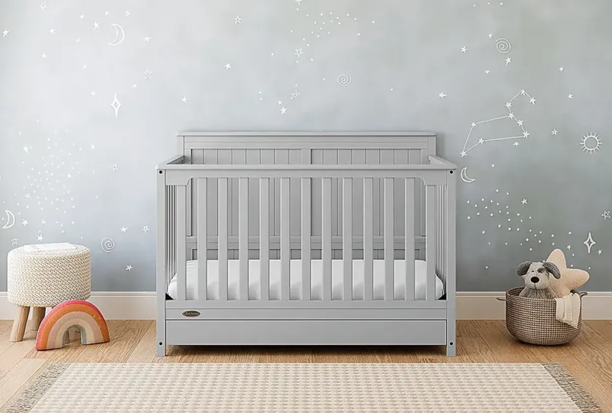 Maralah I Gray Convertible Crib