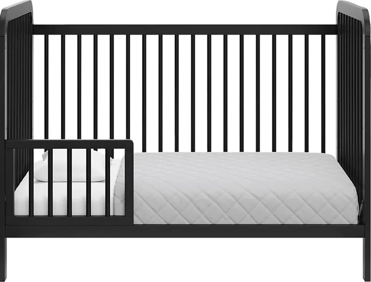 Bernelle Black Convertible Crib