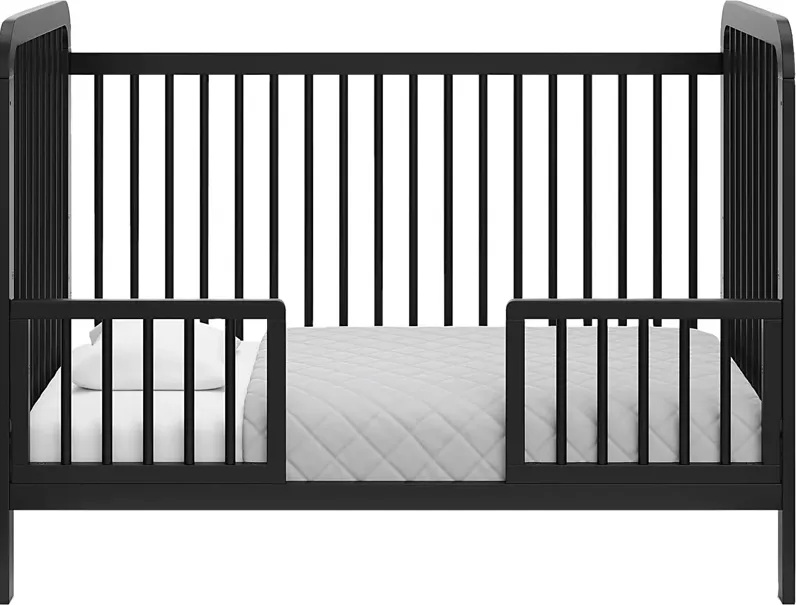 Bernelle Black Convertible Crib