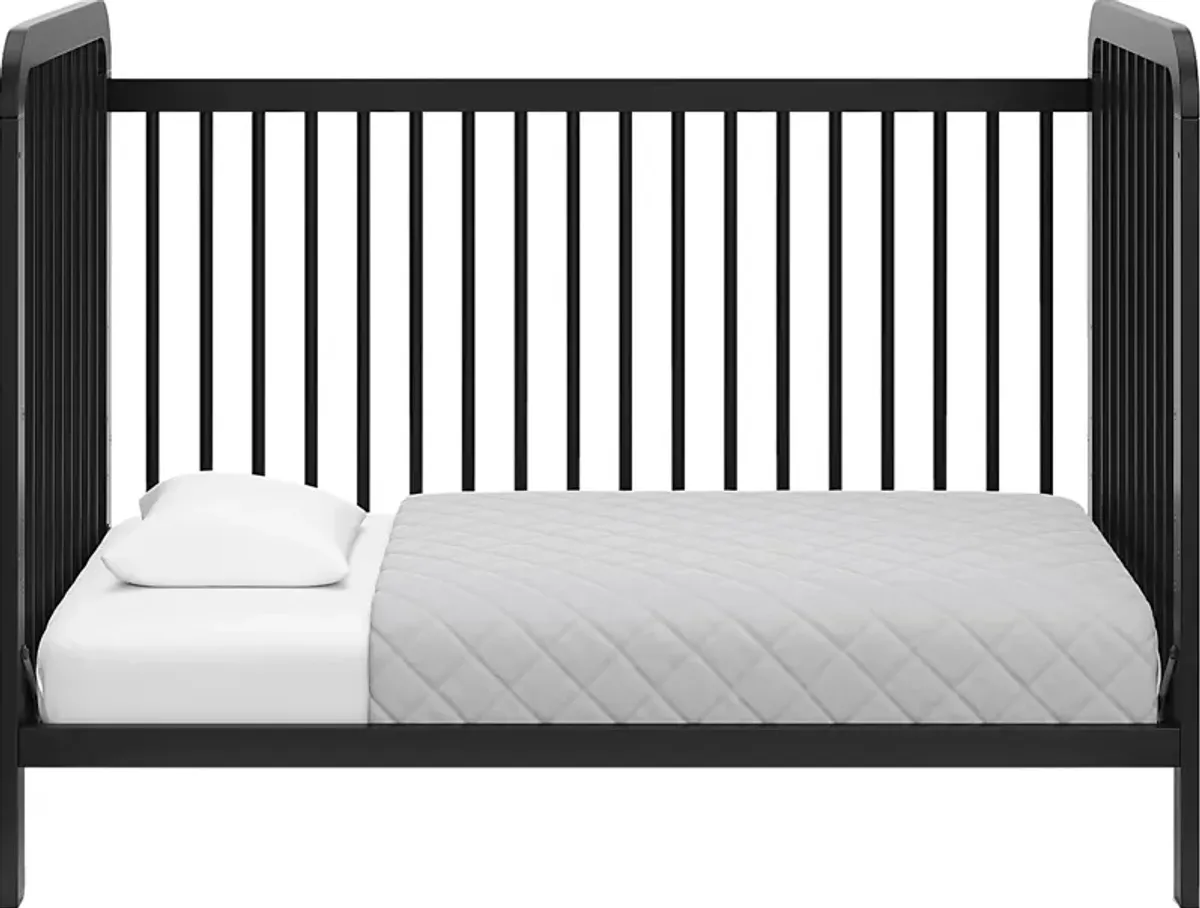 Bernelle Black Convertible Crib