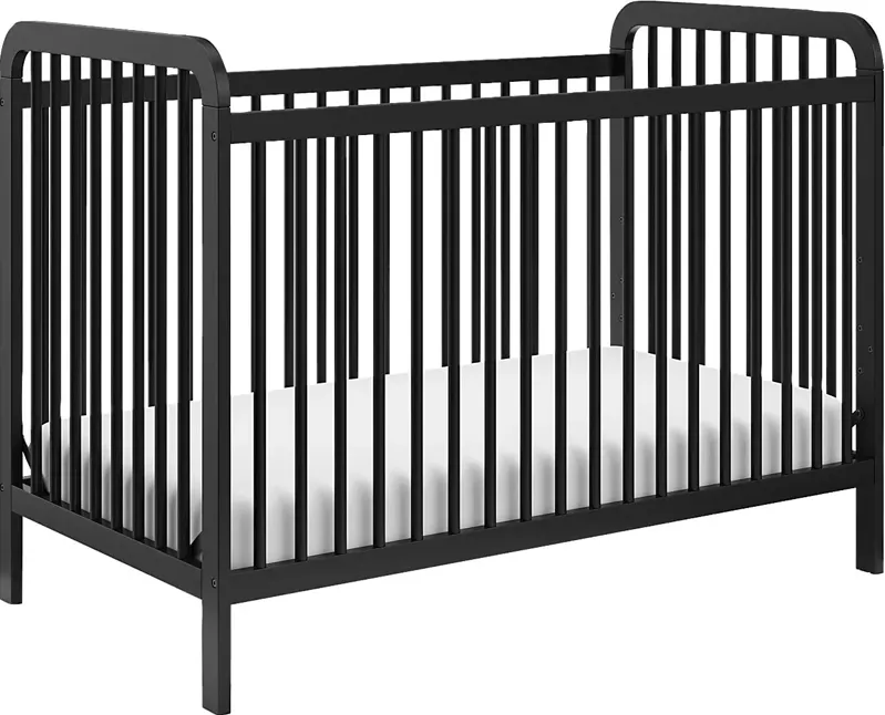 Bernelle Black Convertible Crib