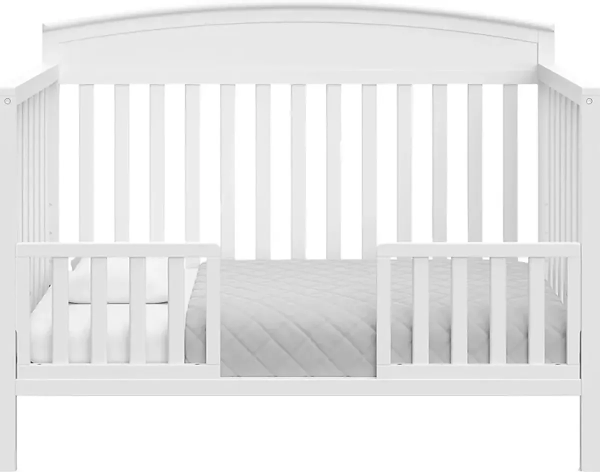 Zhandra White Convertible Crib