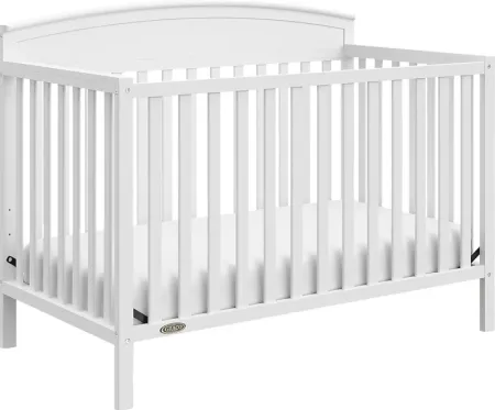 Zhandra White Convertible Crib
