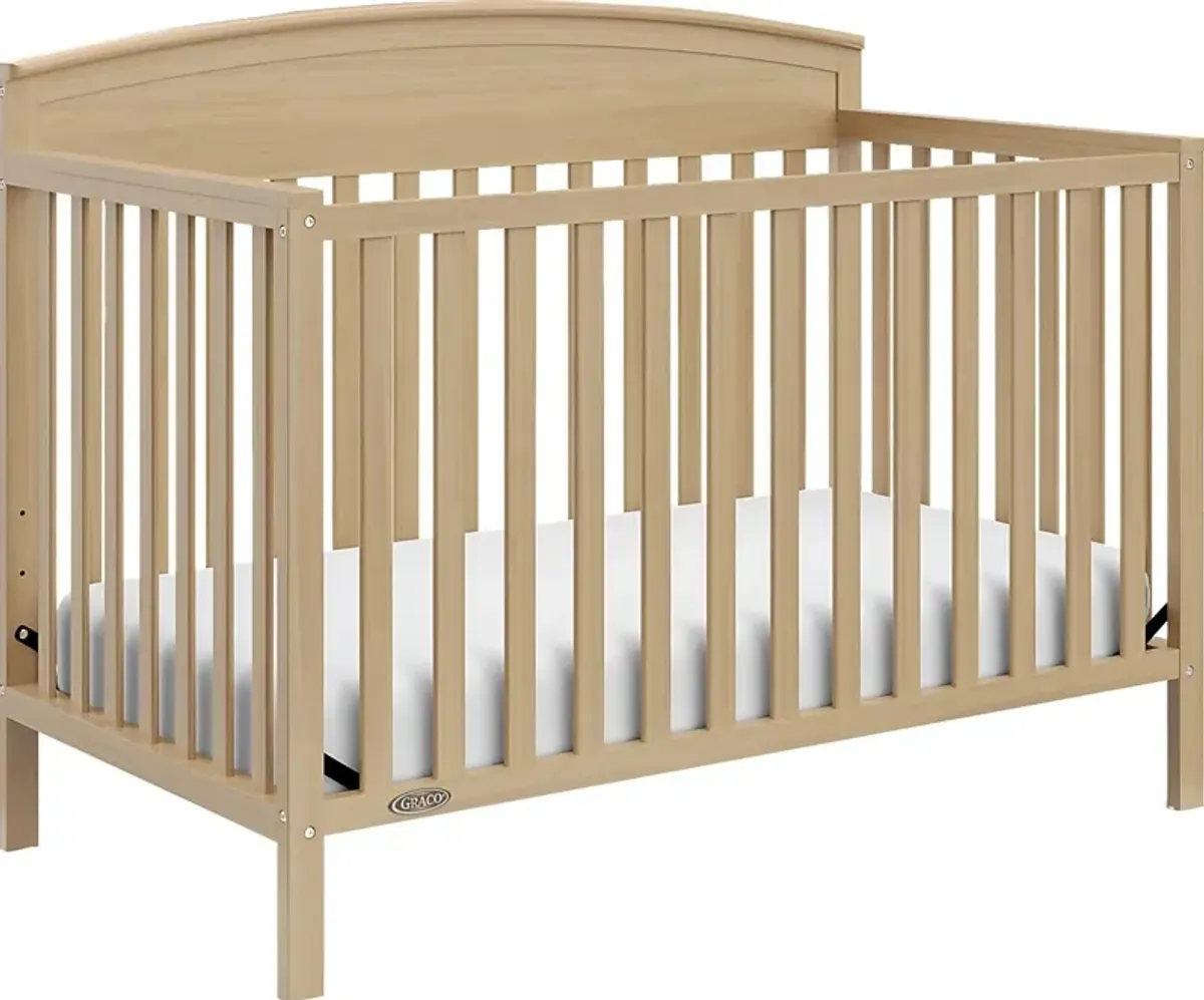 Zhandra Brown Convertible Crib