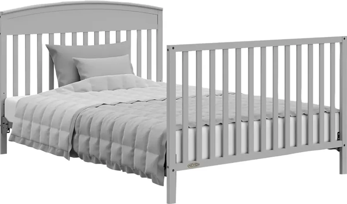 Zhandra Gray Convertible Crib