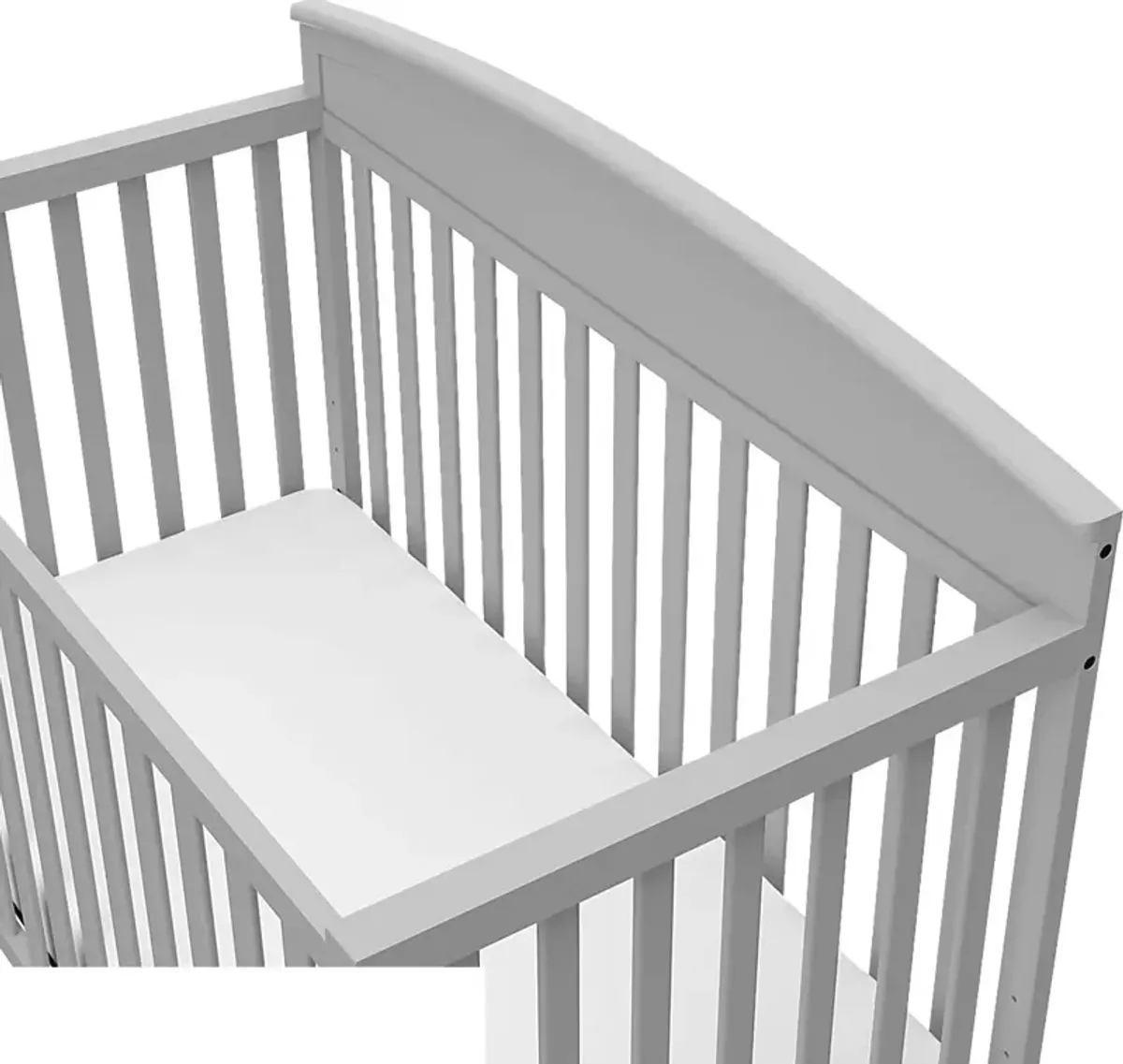 Zhandra Gray Convertible Crib