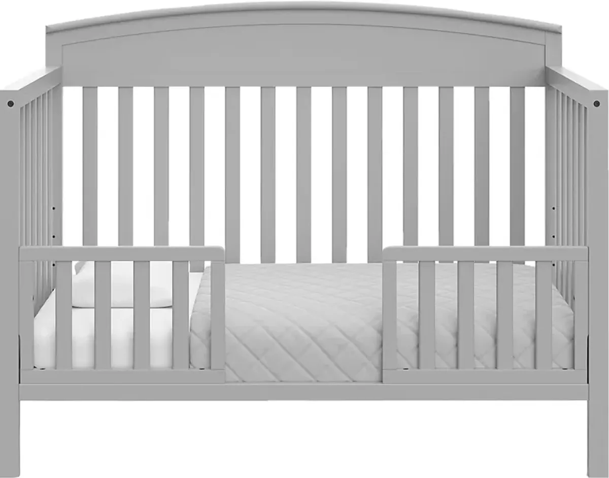 Zhandra Gray Convertible Crib