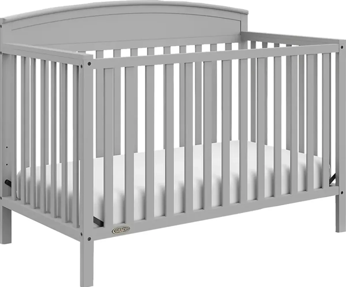 Zhandra Gray Convertible Crib