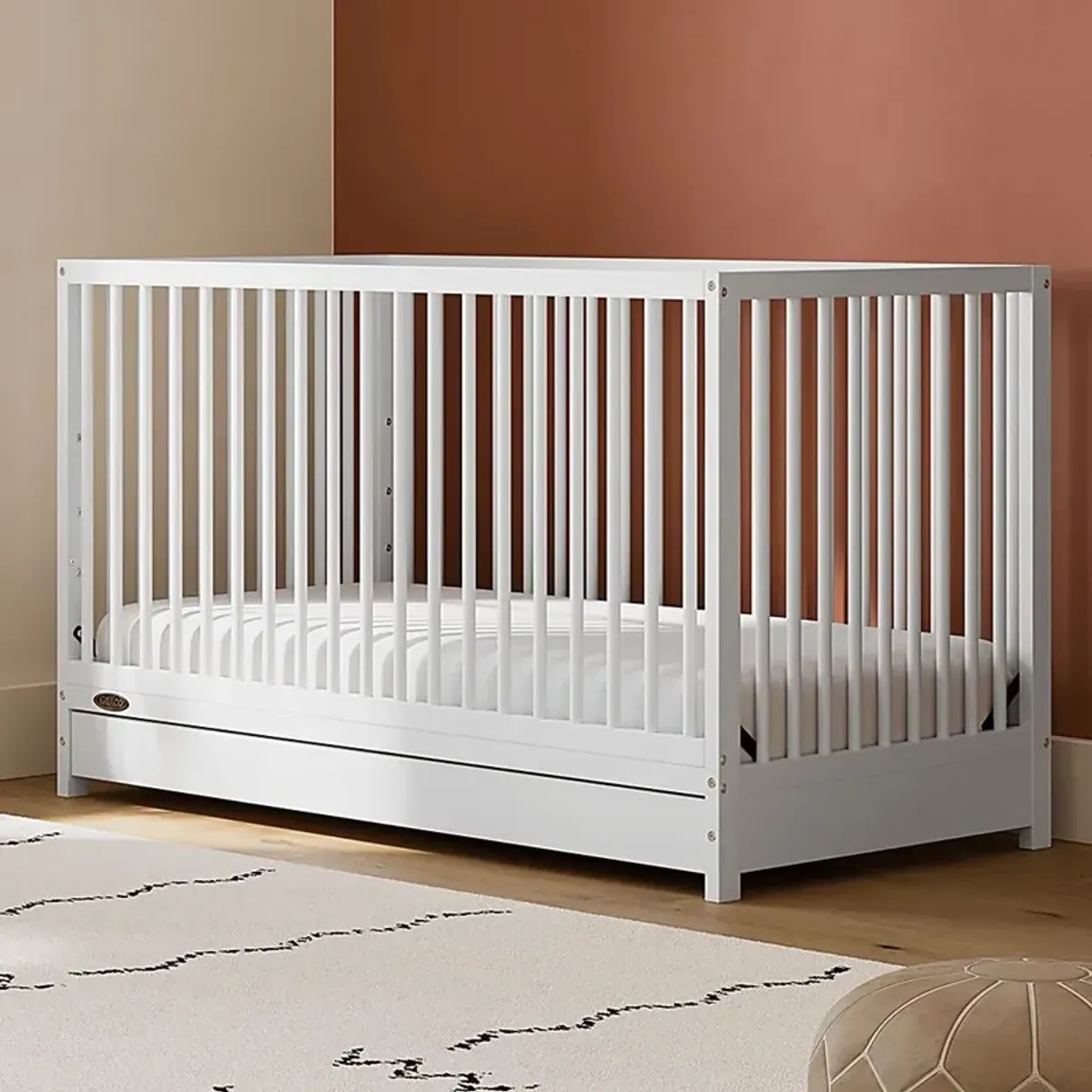 Alexei White Convertible Crib