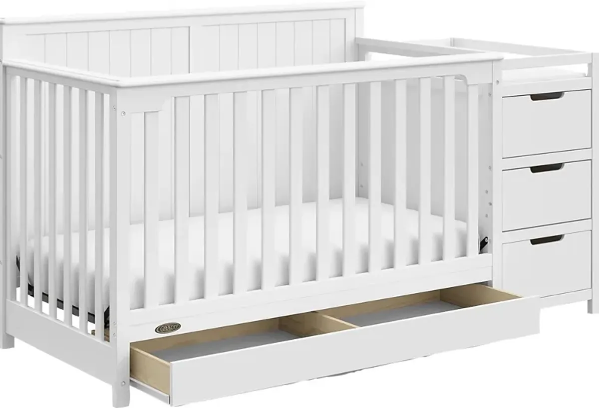 Maralah II White Convertible & Changing Table