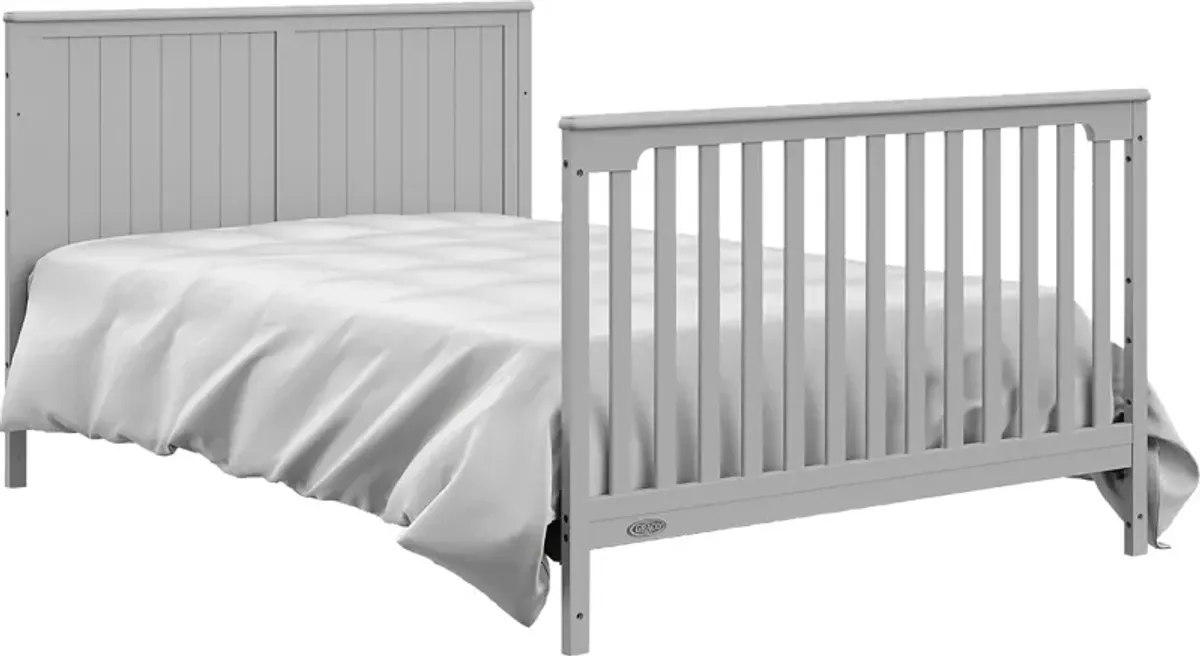 Maralah II Gray Convertible Crib & Changing Table