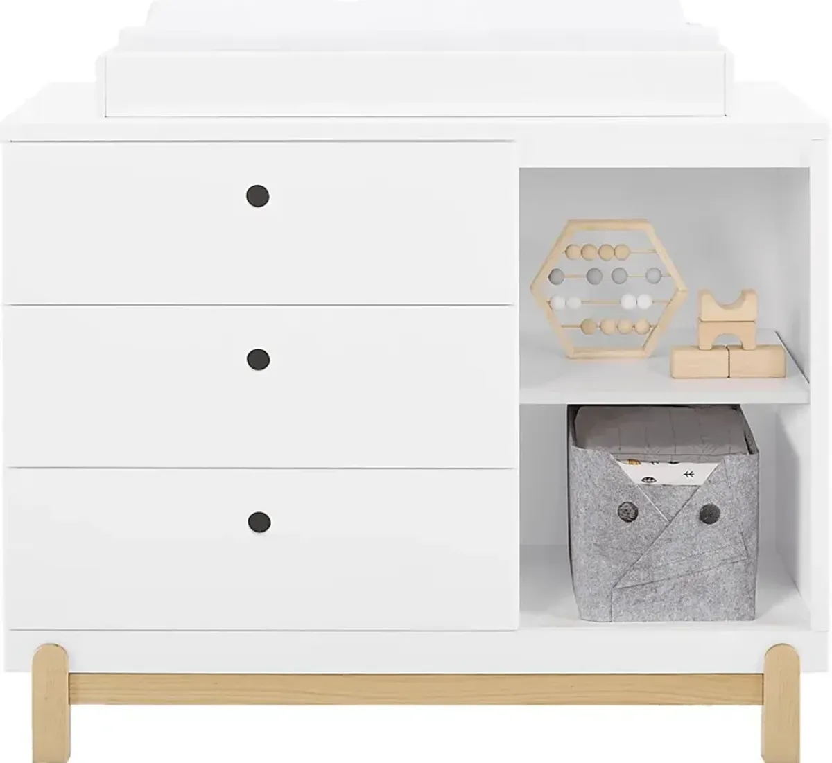 Kids Poppy White Dresser