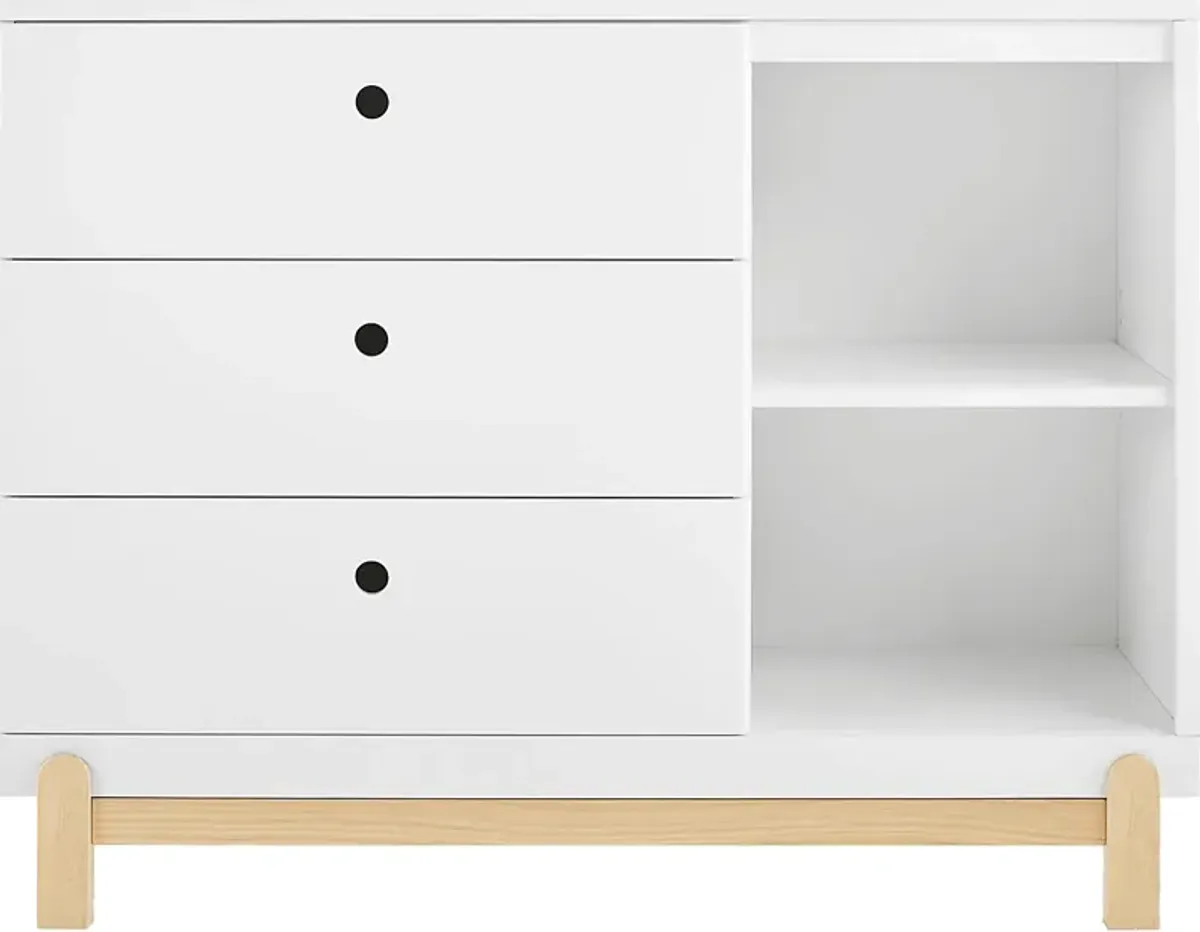 Kids Poppy White Dresser