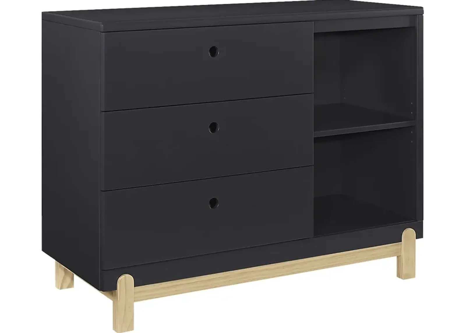 Kids Poppy Gray Dresser