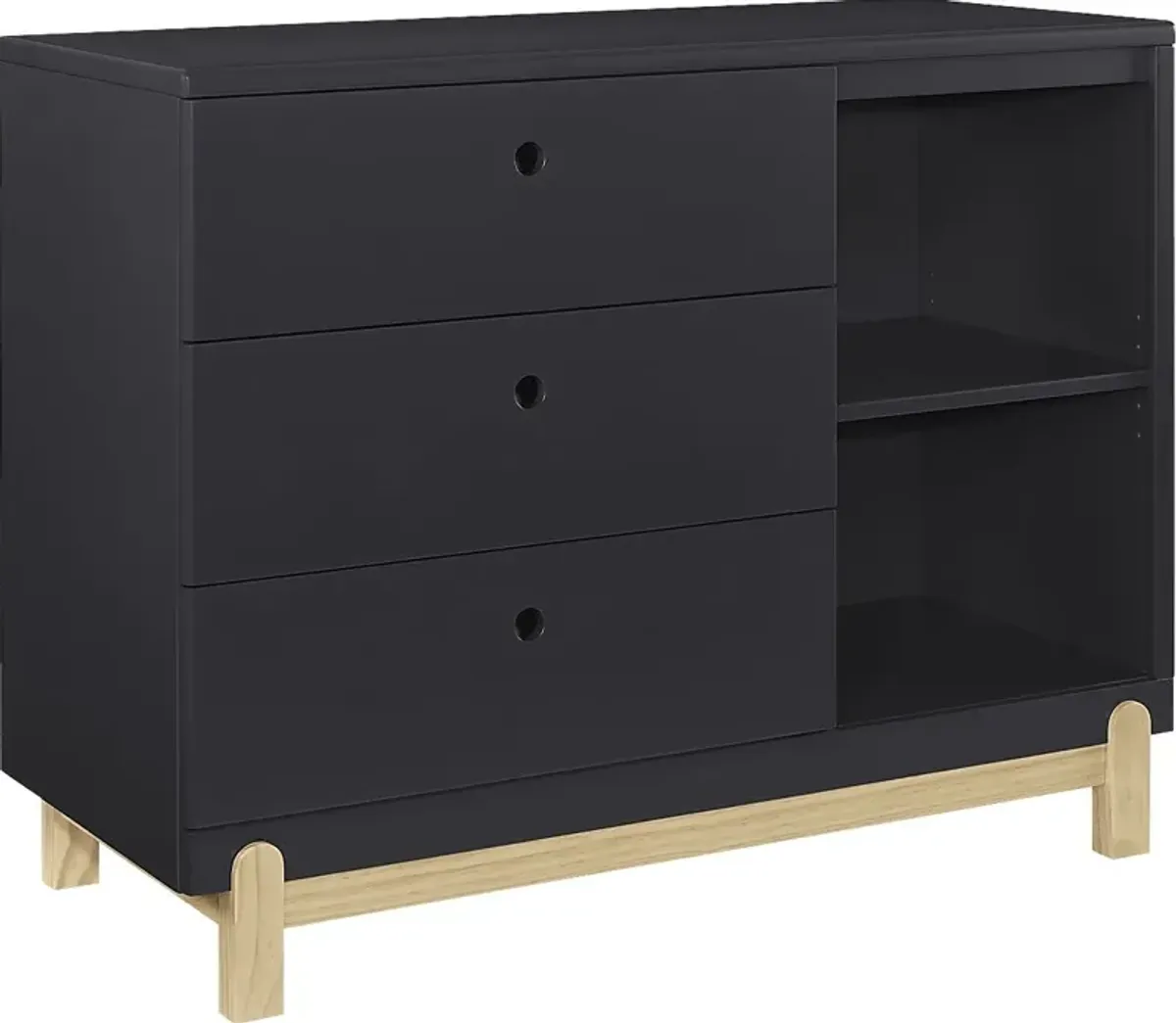 Kids Poppy Gray Dresser