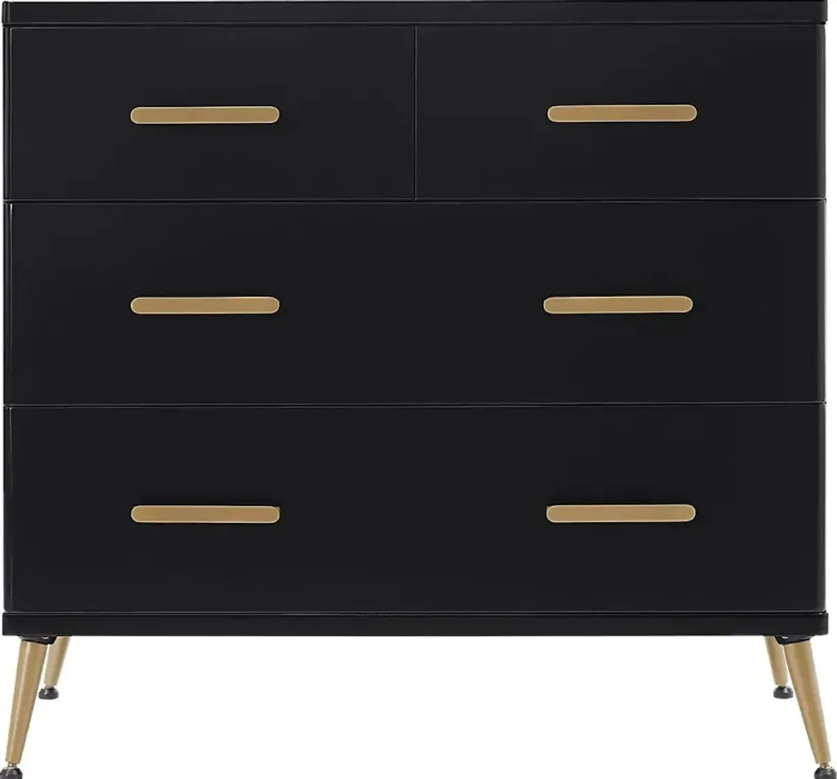 Kids Sloane Black Dresser