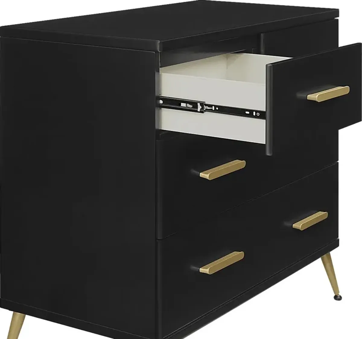 Kids Sloane Black Dresser