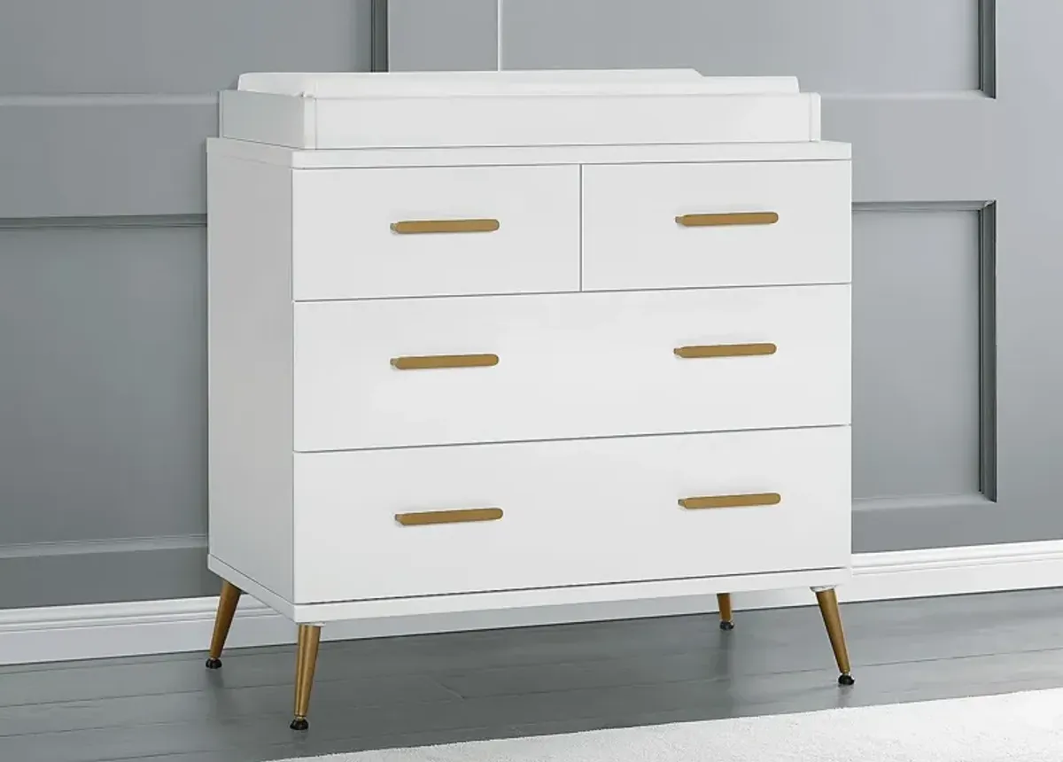 Kids Sloane White Dresser