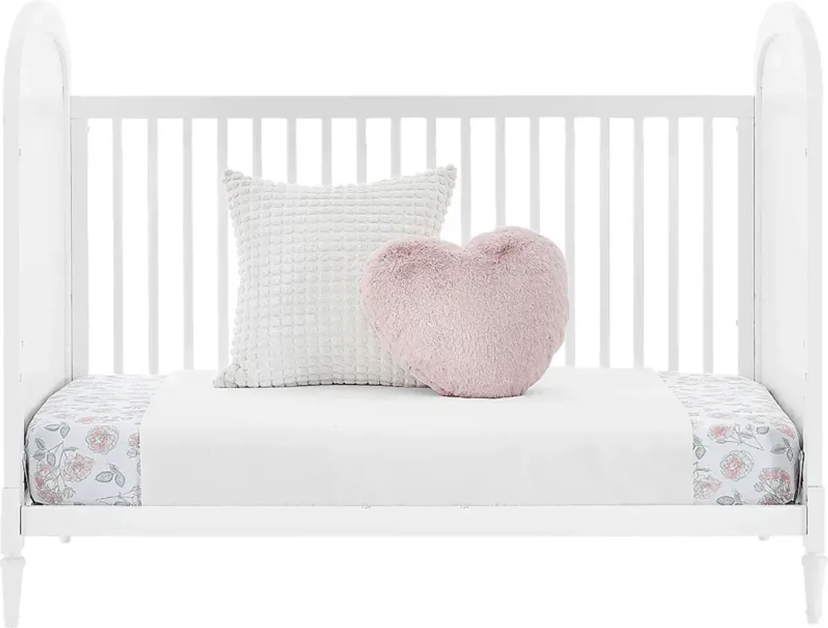 Kids Madeline White Convertible Crib