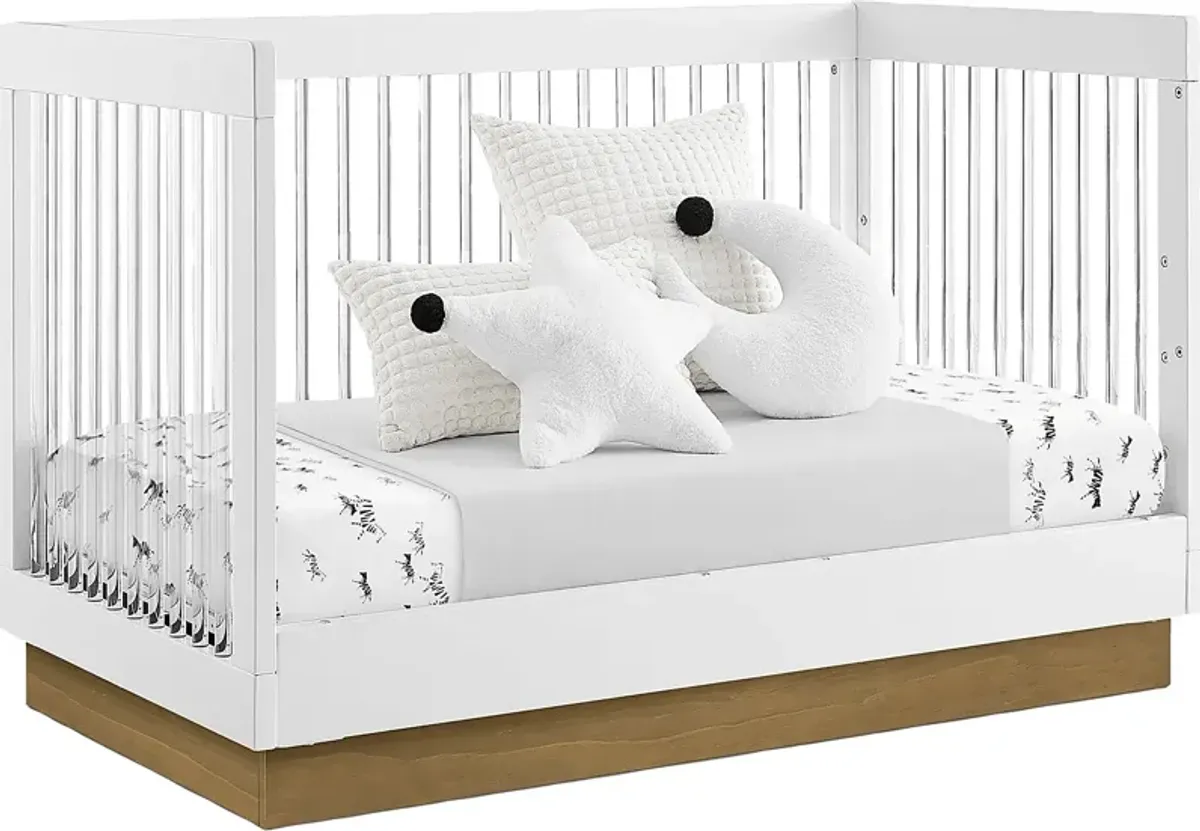 Kids James White Convertible Crib