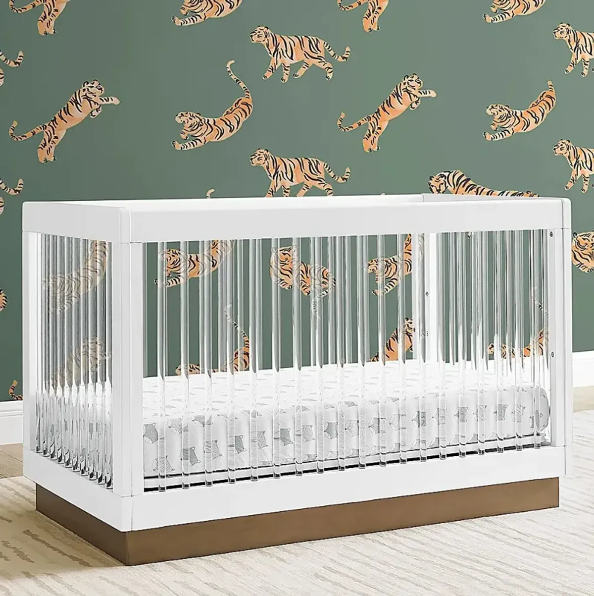 Kids James White Convertible Crib